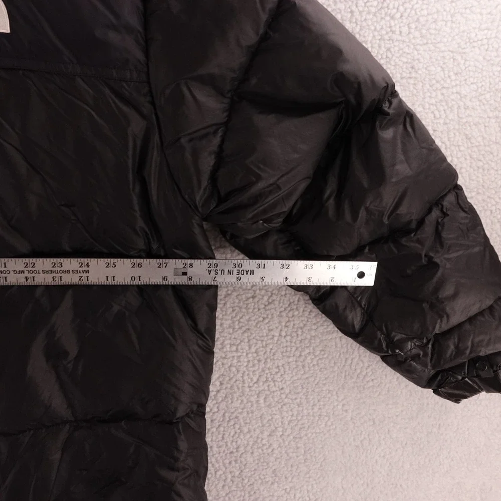 The North Face 700 Fill Nuptse Puffer Jacket Mens XXL Black Vintage Y2K Hooded